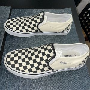 Like new vans slip ons